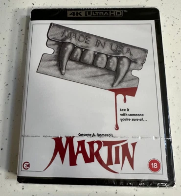 Martin - 4K Ultra HD Blu Ray  -  New & Sealed  George A Romero - Image 1 of 2