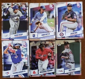 2024 Topps Big League Baseball (249) Base Completa + Juego de Lámina Arco Iris Poco Común - Imagen 1 de 1