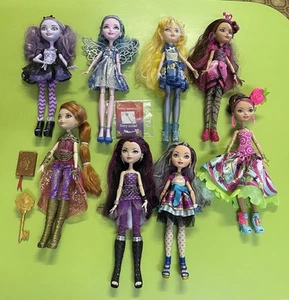 8 x EVER AFTER HIGH DOLLS & THE DRAGON - Picture 1 of 4