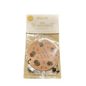 Studio Oh! Pack de 2 ambientadores colgantes para coche “No te preocupes Bee Happy” - Imagen 1 de 4