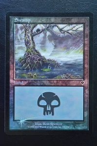 Magic The Gathering MTG SWAMP (339) FOIL Invasion LP Lightly Played - Picture 1 of 2