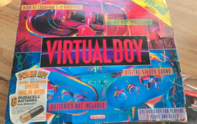 Nintendo Virtual Boy Mario Tennis Game Pack CIB