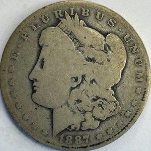 1887-O Morgan Silber Dollar Münze - Bild 1 von 2