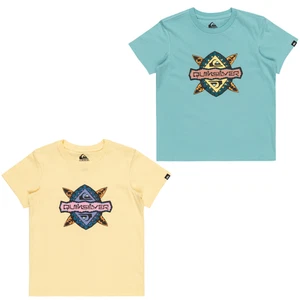 Quiksilver Kids Rainmaker Short Sleeve Crew Neck Cotton T-Shirt Tee Top - Picture 1 of 11