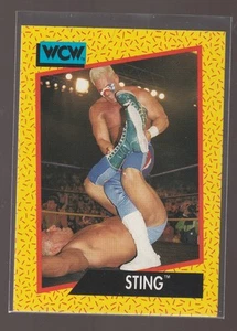 Tarjeta de lucha libre de estreno 1991 WCW Impel #11 Sting Stomp Collection - Imagen 1 de 2