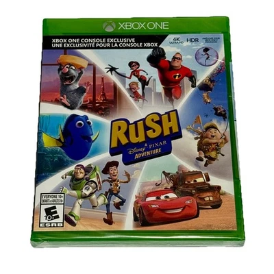 Rush: A Disney Pixar Adventure Microsoft Xbox One Sealed New Small Crack On Case - Image 1 of 4