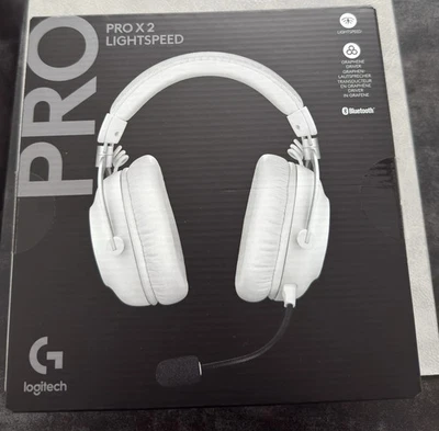Logitech G Pro x 2 Lightspeed Wireless, Over-Ear Gaming Headset, Bluetooth, Weiß - Bild 1 von 3