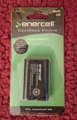 Batería de teléfono inalámbrico Enercell PANASONIC 700mAh 3,6 V Ni-MH 23-907 Foto 1 de 3