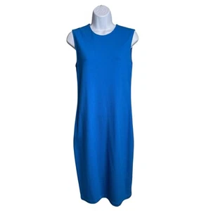 Vince Damen royalblau ärmellos Midi Etuikleid Gr. S klassisch Karriere - Bild 1 von 12