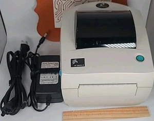 Zebra LP 2844-Z Direct Thermal Printer ZebraLink USB with Power Supply Tested - Picture 1 of 9