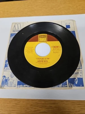 Marvin Gaye ~ Let's Get It On/ I Wish It Would Rain ~ Tamla 45 RPM Record - Image 1 of 4