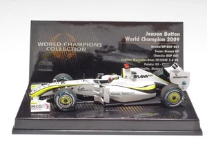 MINICHAMPS 1:43 BRAWN GP BGP 001 J. BUTTON WORLD CHAMPION 2009 - Picture 1 of 5