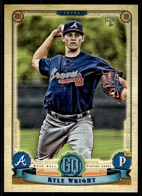 2019 Topps Gypsy Queen Kyle Wright Atlanta Braves #202 - Image 1 of 2