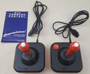 (2) WICO 'COMMAND CONTROL' Joysticks for Commodore Amiga 64/128 ATARI 2600 - Picture 1 of 11