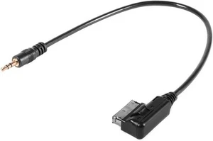 Cable Adaptador AUX 3,5mm Interfaz De Música Audi AMI MMI 3,5mm - Imagen 1 de 2