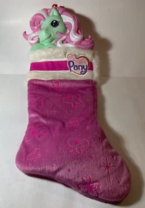 Rare Vintage Kurt Adler 2007 My Little Pony Christmas Stocking 20" Pink - Bild 1 von 6