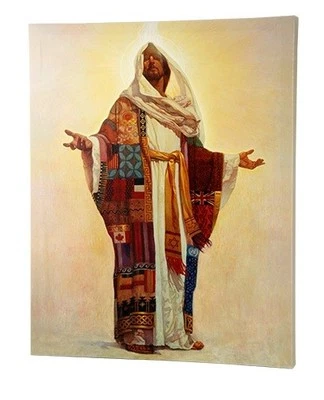 Thomas Blackshear COAT OF MANY COLORS 14x11 Gallery Wrapped Canvas Ready to Hang