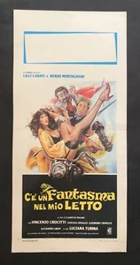 CINEMA-locandina poster C'E' UN FANTASMA NEL MIO LETTO carati, DE MOLINIS - Foto 1 di 1