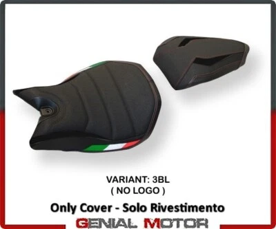 Funda de sillín de asiento Delft Ultragrip negra (BL) T.I. para Ducati Panigale 959 2016>2018 Foto 1 de 2