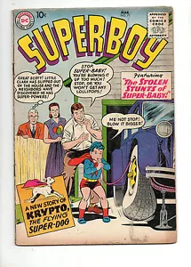 Superboy #71 1959 ¡KRYPTO y SUPERBOY SWITCH MINDS! En muy buen estado + 4.5 plata temprana 68 - Imagen 1 de 2