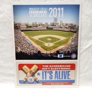 Chicago Cubs vs. Pirates Scorecard Program 2011 (I) - Picture 1 of 3