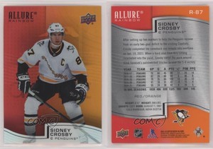 2021-22 Upper Deck Allure Rainbow Red Orange Sidney Crosby #R-87