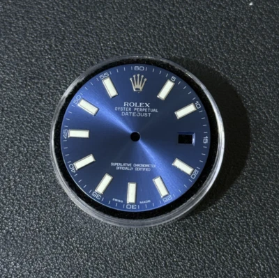 Rolex Datejust II 41 мм синий заводской циферблат 116334 и 116300 - Изображение 1 из 3