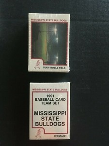 Mississippi State Bulldogs Baseball Team Set 1991 - Clark, Palmeiro & Thigpen 