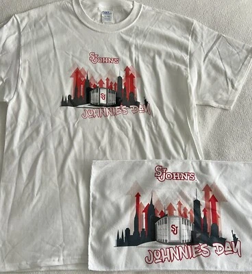 CAMISA DE BALONCESTO ST JOHNS SGA LG RALLY TOALLA ROJA TORMENTA JOHNNIES DAY NYC MSG Foto 1 de 4