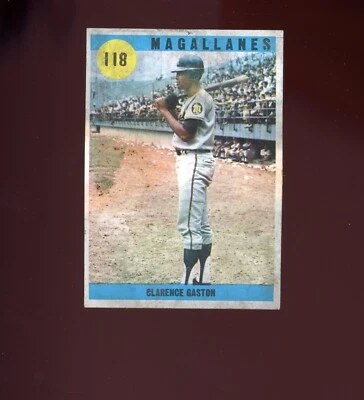 1970 Ovenca Sport Grafico Venezuelan League Cito Gaston Clarence Gaston #118 PR - Image 1 of 2