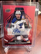 2022-23 UD Allure Red Rainbow Auto #73 Jordan Kyrou