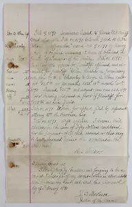 Antica valigetta porta documenti trascrizione tascabile J B Dickerson Giustizia di Pace PA 1891 - Foto 1 di 6