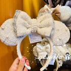 Authentic Disney Princess tweed pearls Minnie Mouse Ears Headband Disneyland New