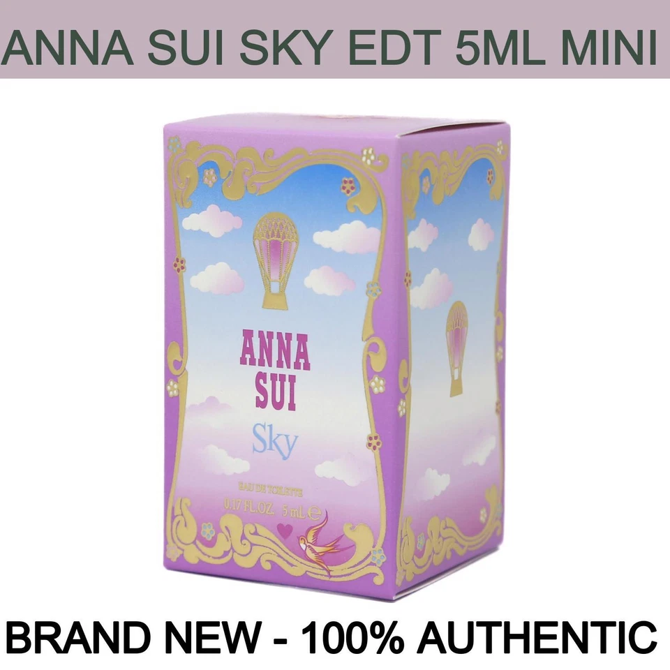 Brand New Anna Sui Sky Eau de Toilette for Women Miniature .17oz / 5ml - Image 1 of 1