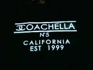 CAMISETA DE MUJER COACHELLA No.5 CALI CA CALIFERIA EST 1999 # 89 CAMISETA TOP ETIQUETA M - Imagen 1 de 7
