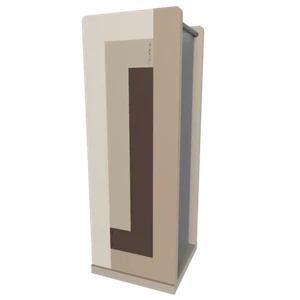 Stripes portaombrelli moderno da ingresso geometrico color cioccolato - Foto 1 di 1