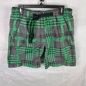 The North Face Shorts Men's Small Green Belted Swim Trunks Bottoms Beach Water - Picture 1 of 9