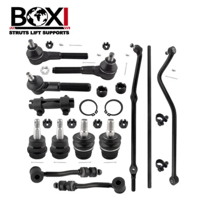 For Jeep Cherokee 1991-2001 13pc Drag Links Tie Rods Ball Joints Sway Bar End - Image 1 of 4