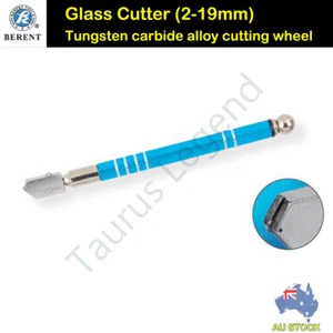 Glazer Glass Cutter Cutting 2-19mm Thickness Oil Feed Glazing BERENT - BT9229 - Picture 1 of 3