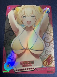 Pine Bombergirl Sexy Hot Foil Swimsuit Goddess Waifu Card Girl Holo Doujin Anime - Picture 1 of 5