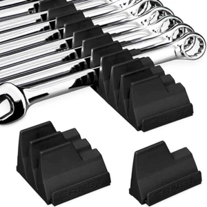 Magnetic Wrench Organizer Rack – Compact Storage, Easy Installation, Durable ABS - Picture 1 of 7