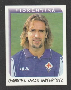 TOP PLAYER FIGURINA CALCIATORI PANINI 1999-2000 N.95 FIORENTINA BATISTUTA NUOVA - Picture 1 of 2