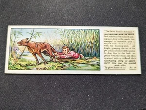 1935 Ty-Phoo Swiss Family Robinson Card # 16 Jack escapes from the Marsh (VG/EX) - Picture 1 of 3