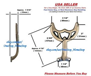 42" Antique Brass Ceiling Fan Blade Arm Replacement Bracket Hunter & Hampton Bay - Picture 1 of 5