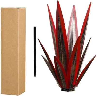 Planta de agave de metal hágalo usted mismo metal tequila escultura rústica decoración de jardín al aire libre Foto 1 de 4