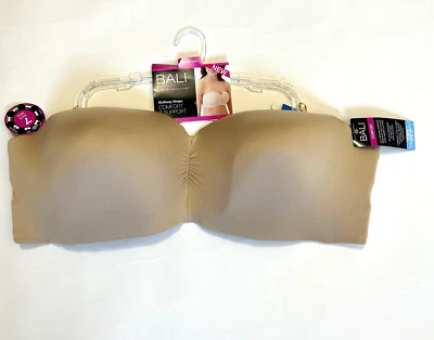 Sujetador Bali Comfort Revolution Multiway Sin Tirantes Sin Alambres para Mujer DF6583 Talla XL Foto 1 de 4