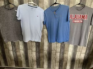 Mens/ Teens Small Shirts Bundle Of 4 . Hollister , Fila & Alabama - Picture 1 of 7