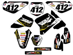 Kit de gráficos Senge RM 85 13 FLY 2005-2023 negro compatible con Suzuki - Imagen 1 de 10