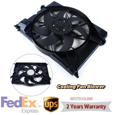 Engine Radiator Cooling Fan Assembly For Mercedes Benz S350 S430 S500 CL500 550 Foto 1 de 4