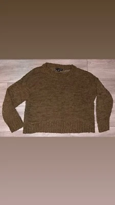 Social Standard By Sanctuary Crew Neck Olive Green Sweater Size XL Comfy EUC - Image 1 of 4